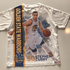 Stephen Curry GS Warriors T-shirt. Kids size S 6/7